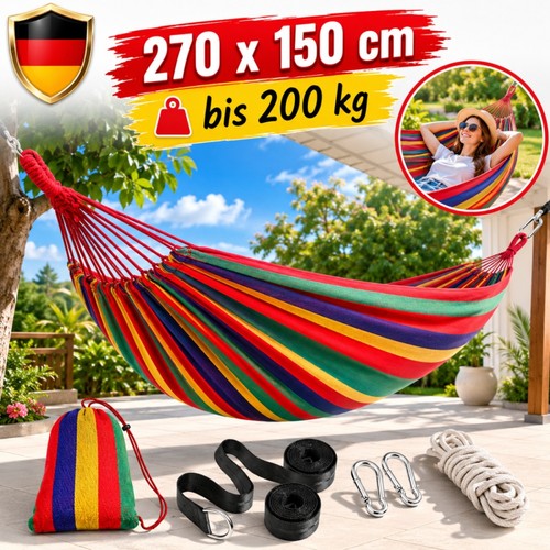 Hängematte 270 150cm groß - 270*150cm,